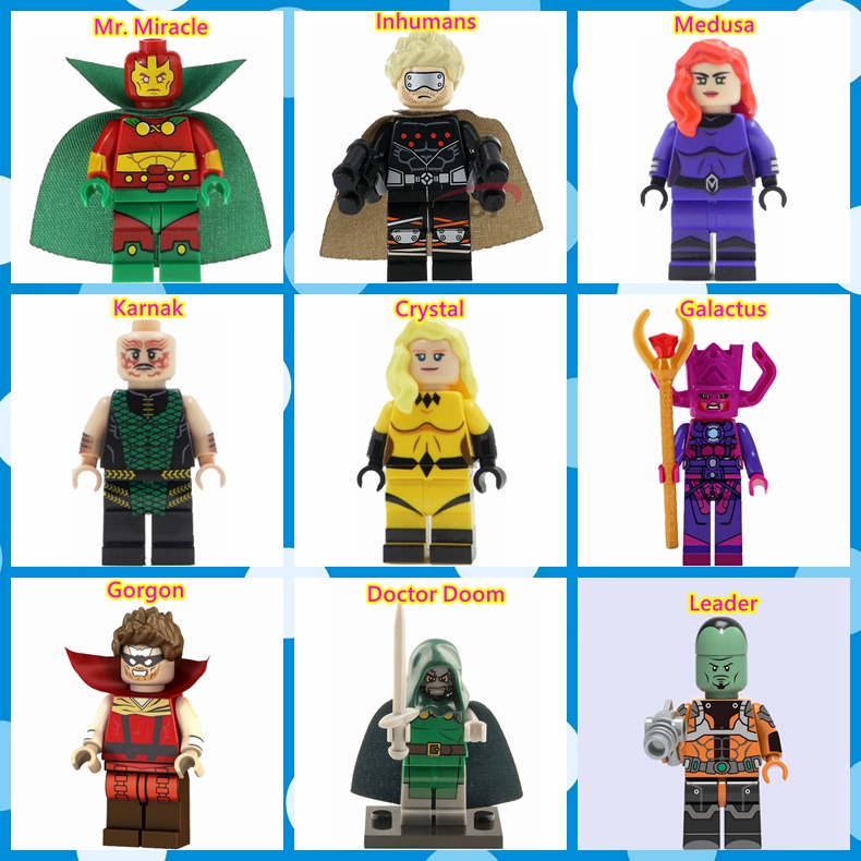 Bộ Đồ Chơi  Lắp Ráp Mô Hình Nhân Vật Marvel