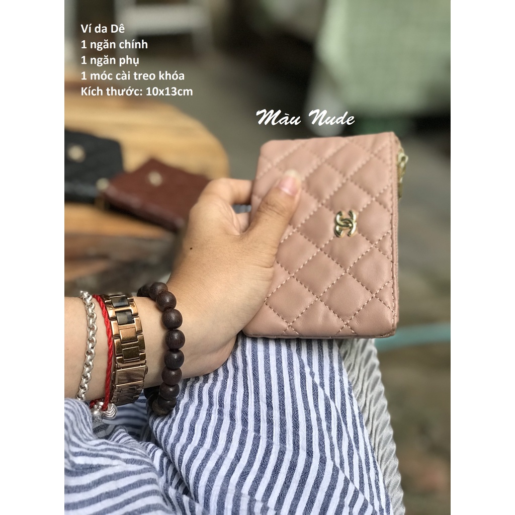 Ví da dê trần trám