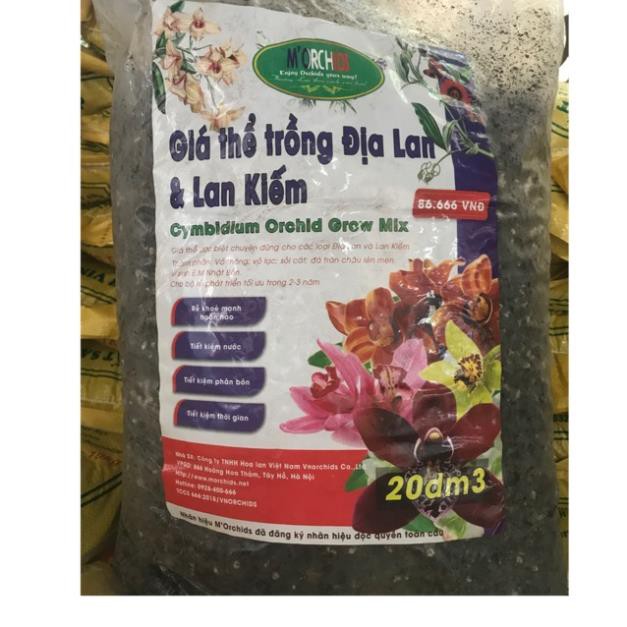 Giá thể trồng Địa Lan và Lan kiếm- bao 20dm3( khoảng 5,5kg)