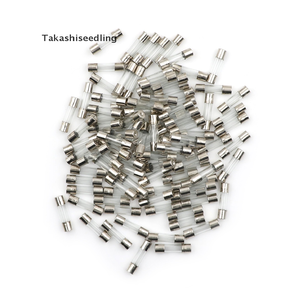 Bộ 100 Linh Kiện Điện Tử 2A 250V 2A 5mm x 20mm F2AL250V Kính