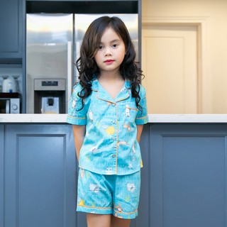 Đồ bộ pijama bé gái size từ 19kg đến 22kg