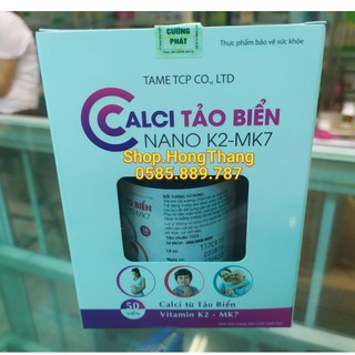 Calci Tảo Biển Nano K2 MK7 Tảo Biển Đỏ Bổ sung canxi, chống còi xương, loãng xương, phát triển nhanh, xương chắc khỏe