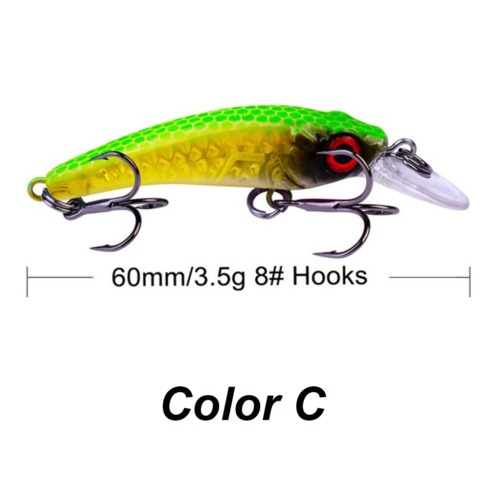 Mồi Giả Câu Cá 6cm/3.5g Chất Lượng Cao