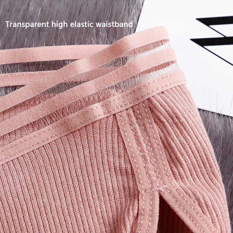 Women Winter Cotton Panties Soft Comfort Seamless Briefs L-XXL Plus Size Underwear