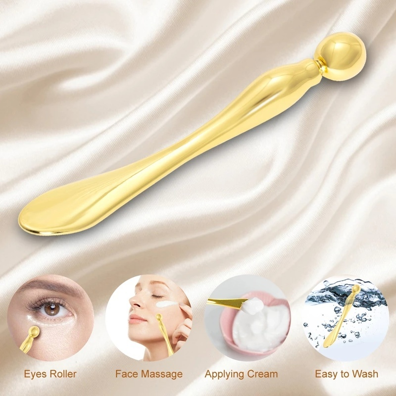 Que Hợp Kim Kẽm 9*77mm Dùng Để Trộn Kem Dưỡng Da Mắt / Mặt Nạ Chăm Sóc Da Chống Nếp Nhăn