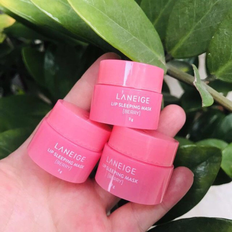 Mặt nạ ngủ ủ môi Laneige minisize 3g màu hồng