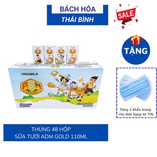 Thùng sữa ADM gold có đường 110ml (48hộp)