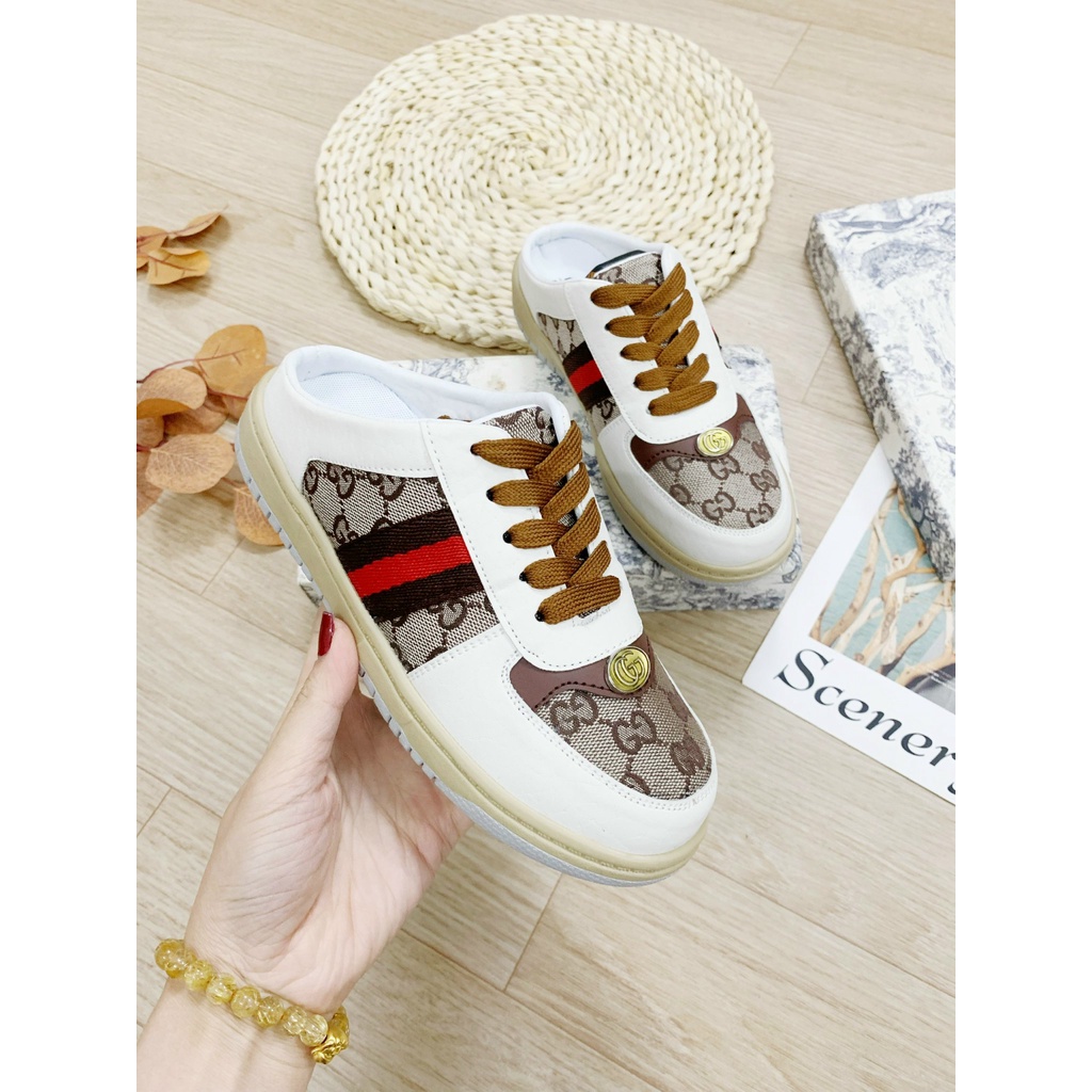 (S135) Giầy SỤC thể thao GG phối màu (mã 8562)