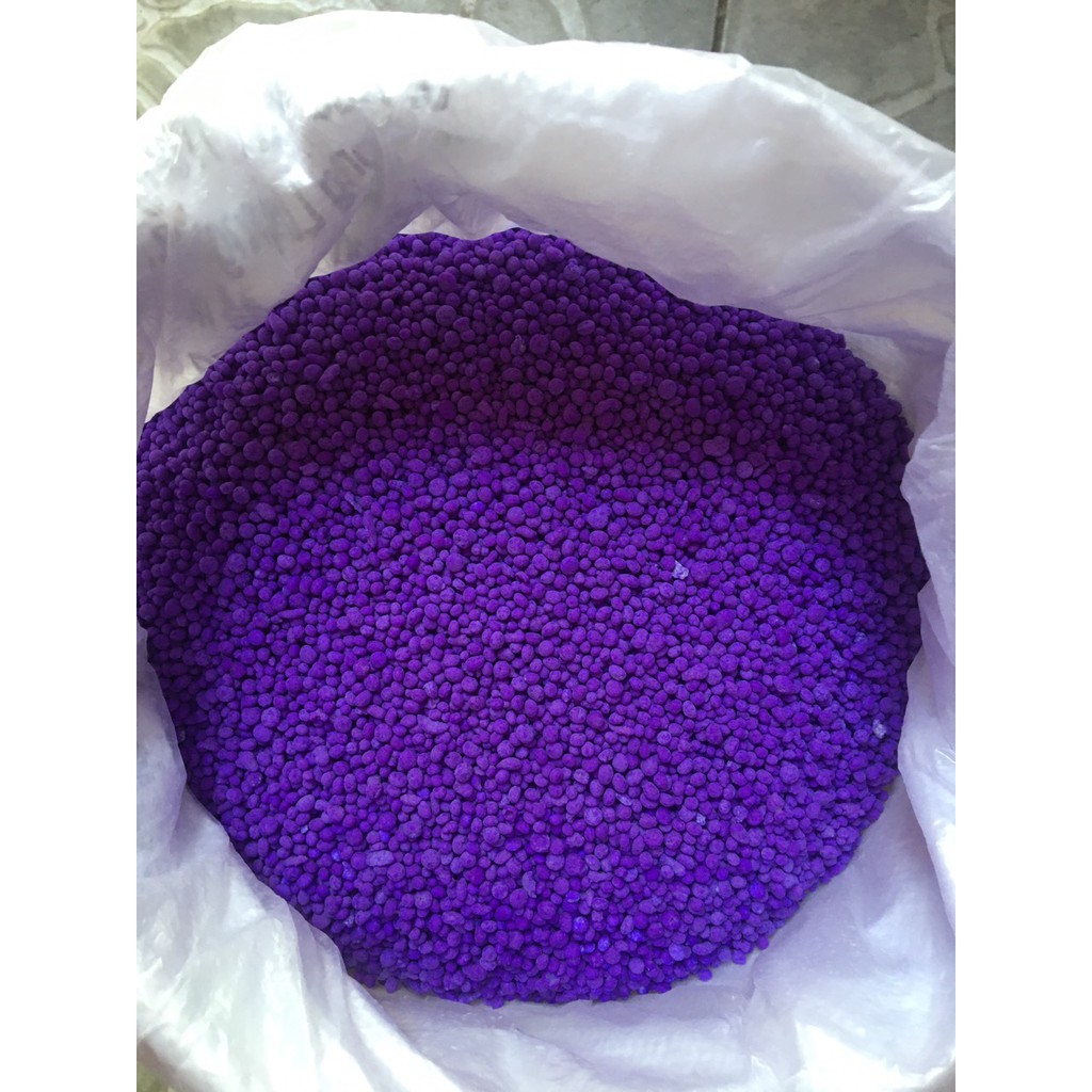 1 kg phân bón NPK 20-20-15+TE tím , sử dụng cho dâu tây