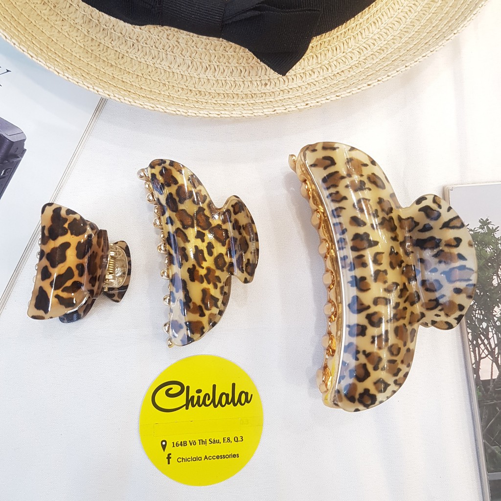 Kẹp Tóc Da Beo Chiclala