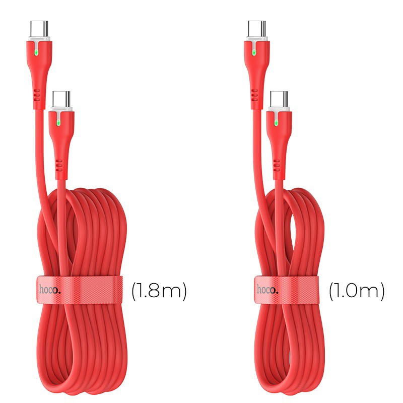 DÂY CÁP SẠC NHANH HOCO X45 60W CHO ĐIỆN THOẠI ANDROID ss OPPO 1M ĐÈN LED