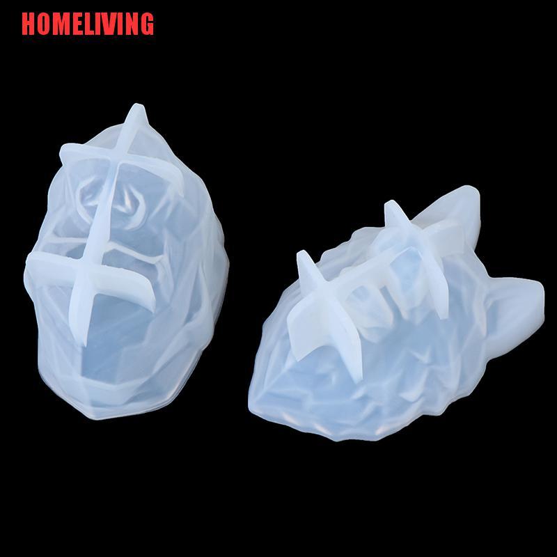 [HOMELIVING] Khuôn silicone Hình Gấu Hình Học DIY Âm Thanh Nổi Trang Trí Gương