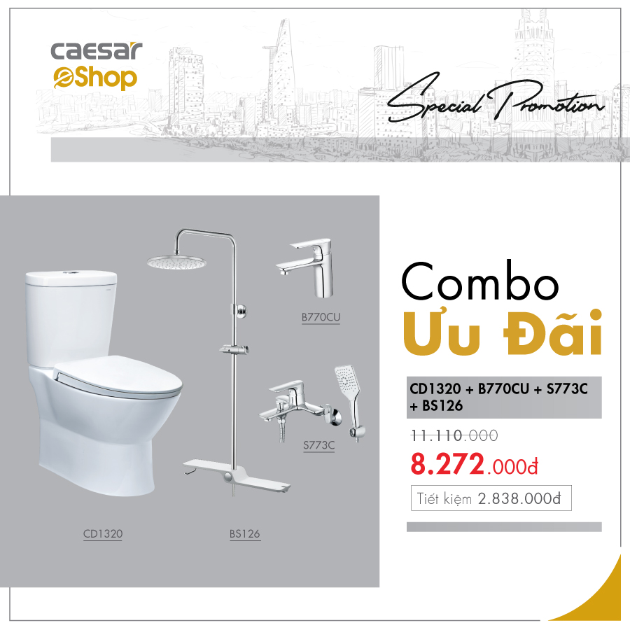 Combo sản phẩm CD1320+B770CU+S773C+BS126