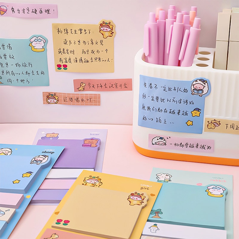 Giấy Note Dán Ghi Chú Họa Tiết Dễ Thương