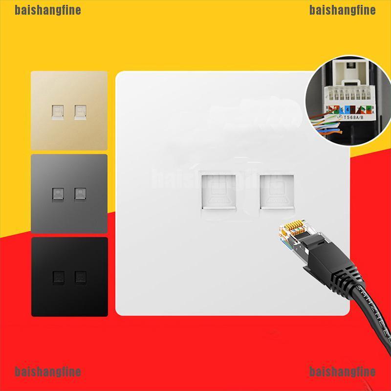 Bảng Ổ Cắm Mạng Cat5E Cat6 86