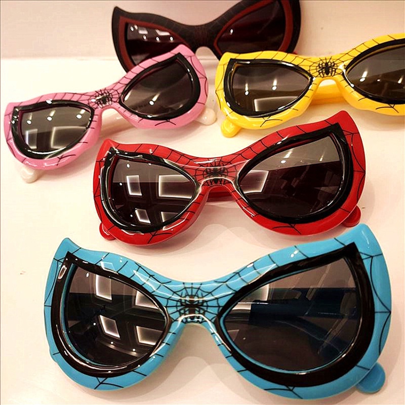 Kính râm chống tia UV phong cách phim người nhện dành cho trẻ em