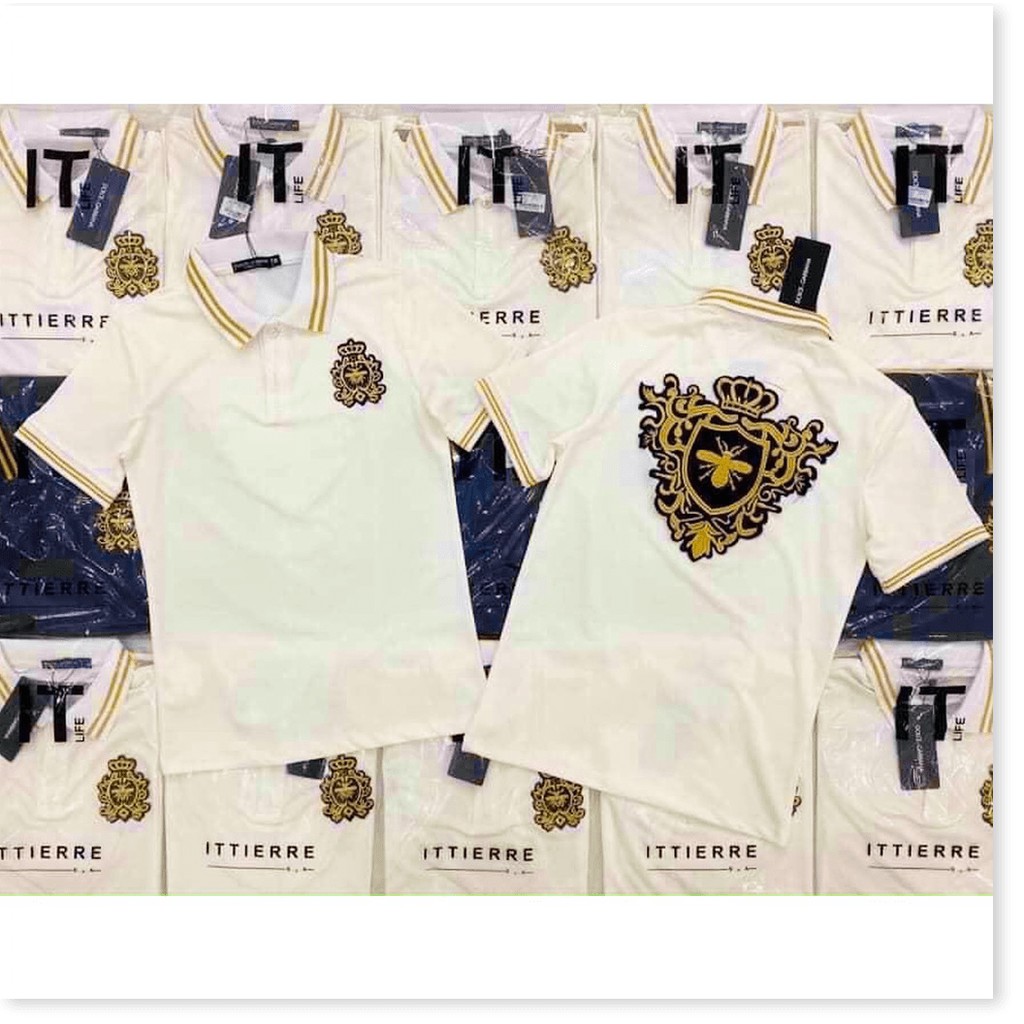 Áo thun nam cổ trụ cao cấp★ thêu chi tiết hình thật hàng chuẩn shop HP