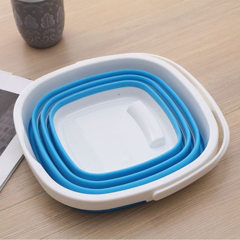 Xô Vuông 3 / 5 / 10 Có Thể Gấp Gọn Dùng Đựng Cá / Rửa Xe