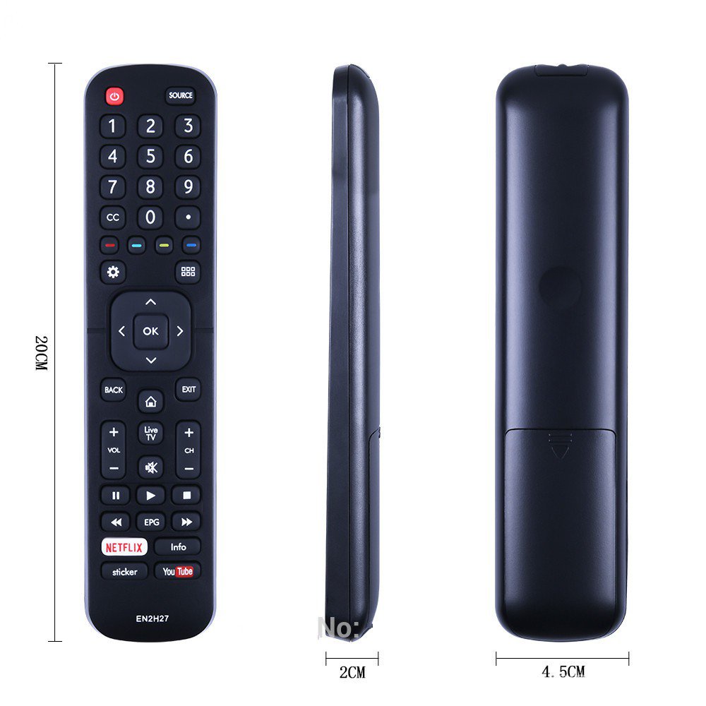 Điều khiển từ xa đa năng HIS-963 cho HISENSE TV Thay thế EN2A27 EN2B27 Fernbedienung Hisense ĐIỀU KH