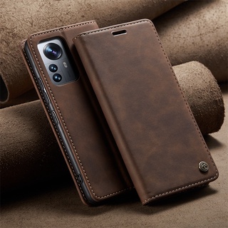 Caseme Bao Da Điện Thoại Nắp Lật Từ Tính Cho xiaomi 12 pro 12s 12x 12 12lite 13t 13tpro 12t 11t 11tpro 11 lite 10t pro 5g Vỏ