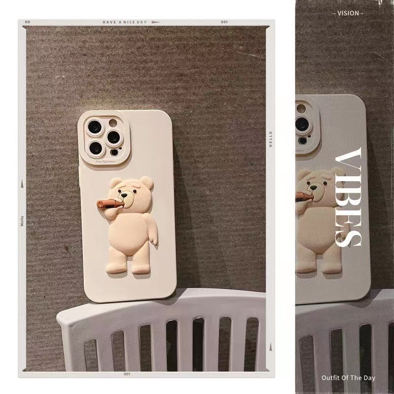 Ốp điện thoại hình ấu thích hợp cho IPhone 13 13Pro 13 Promax 12 12Pro 12Promax 11 11Pro 11Promax X XSma