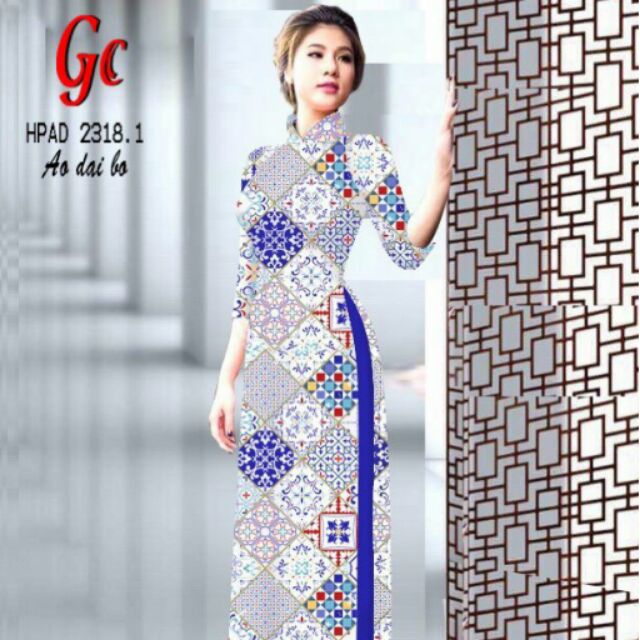 Vải áo dài style cô ba sg