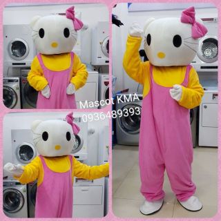 Quần áo hoá trang Mascot Mèo Kitty hồng - sinh nhật, sự kiện