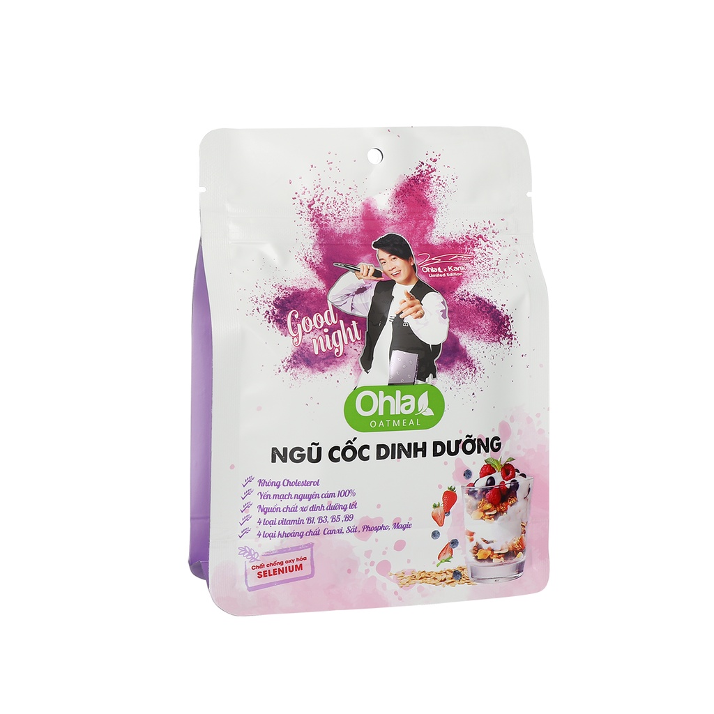 Bộ đôi năng lượng Choco gồm 1 túi Ngũ Cốc Dinh Dưỡng Choco Fruit 180gr và 1 túi Trái Cây Sấy Mix Hạt Choco Frunut 100gr