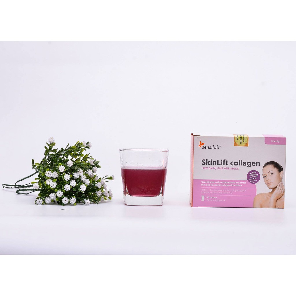 ✔️️️(Tặng quà) Skinlift Collagen date 2024 - Hỗ trợ đẹp da, chống lão hóa (Hộp 15 gói)