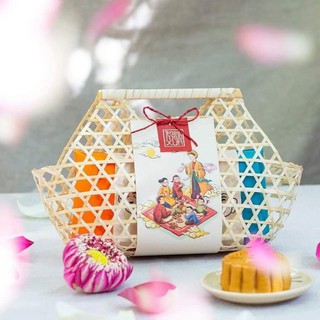 Giỏ tre đựng quà tết mẫu mõm bò