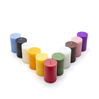  Nến trụ tròn không mùi D5H8 EDEN CANDLE FTRAMART EDC0115 nến thơm quà tặng cháy 30 giờ dùng để decor trang trí nhà cửa 