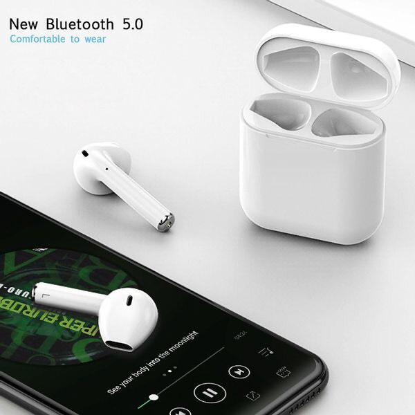 [ Free Ship ] Tai nghe Bluetooth i12 TWS 5.0 Bản quốc Tế,dùng cho iphone,ipad,android,máy tính bảng