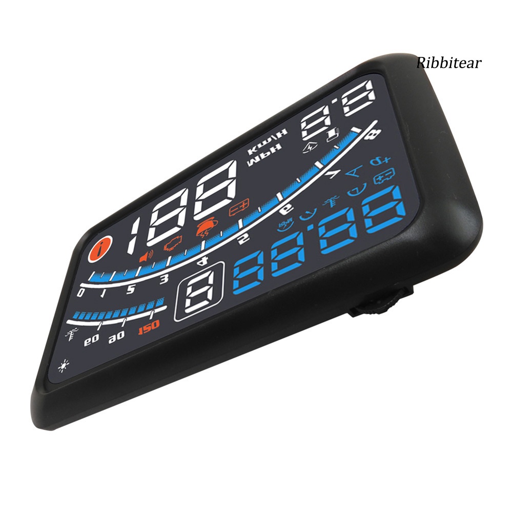 RIB 5.5inch Universal OBD2 Car GPS HUD Head Up Display Overspeed Warning System