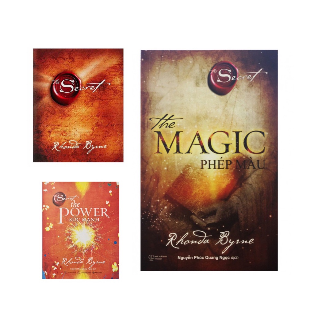 Sách - Combo Bí mật The secret + The power Sức mạnh + The magic Phép màu