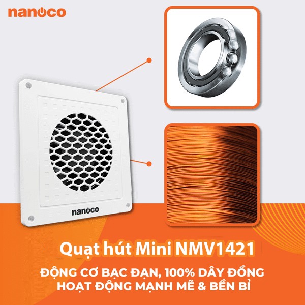 Quạt hút âm trần Nanoco NMV1421