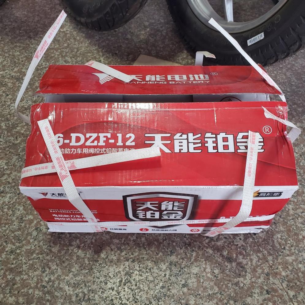 ❌BH 1 NĂM❌ Ắc Quy Xe Máy Điện, Xe Đạp Điện, Loa Kéo 12V 12Ah Tianneng 6-DZF-12 Bạch Kim
