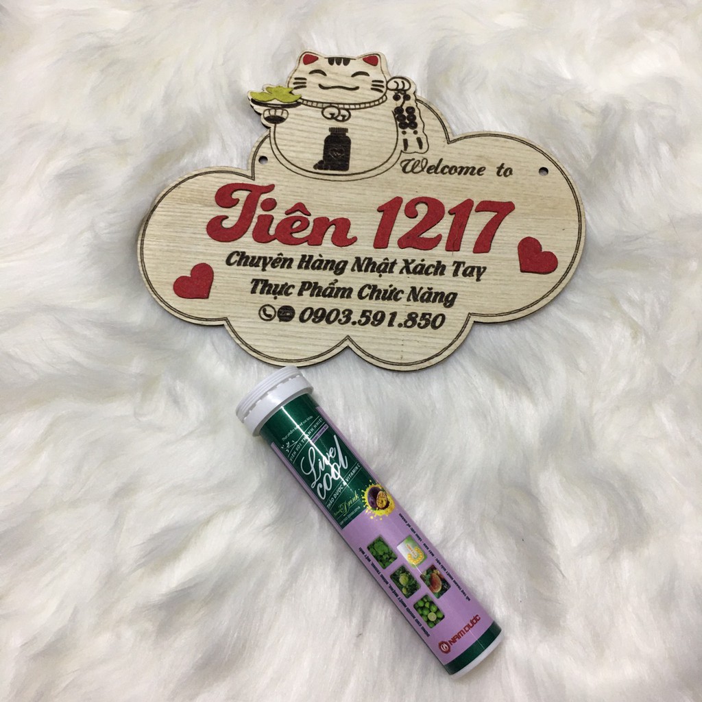 Viên Sủi Thanh Nhiệt LiveCool - Tuýp 16 Viên ( có 3 vị ) | Thế Giới Skin Care