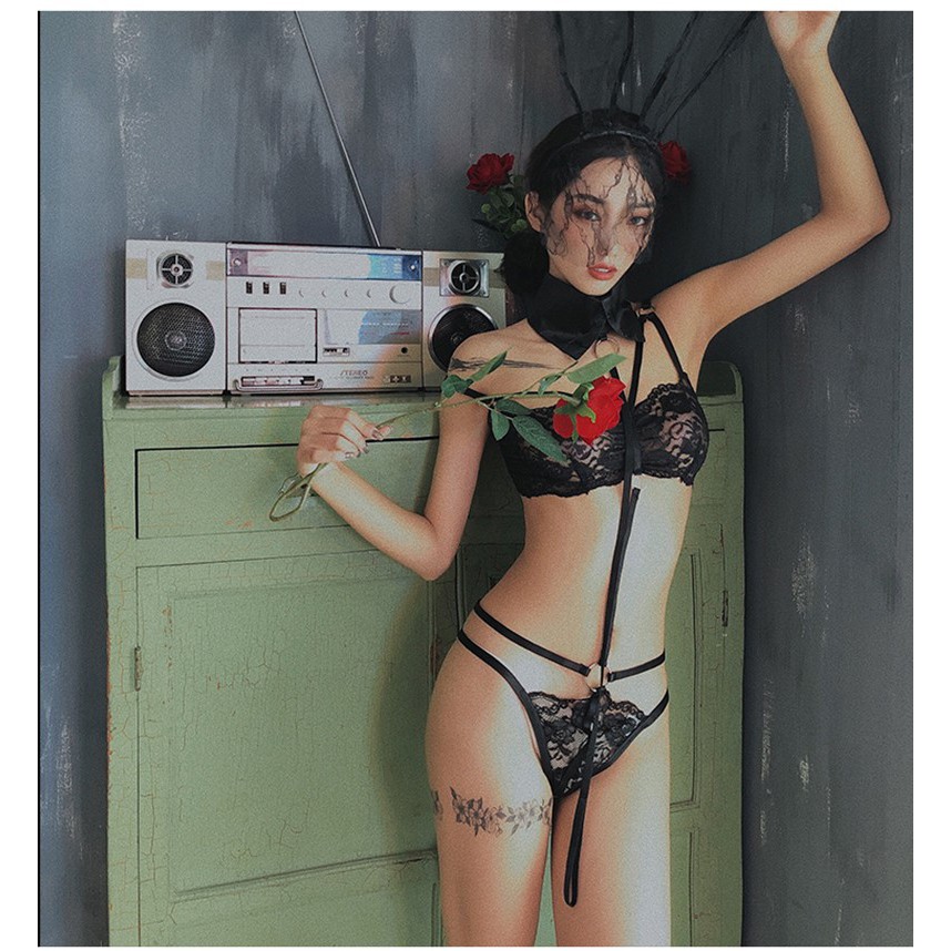 Đồ lót đẹp kèm tai thỏ quyến rũ không kèm tất | BigBuy360 - bigbuy360.vn