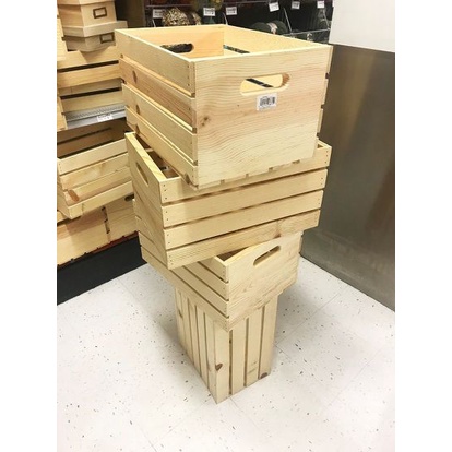 Thùng gỗ Pallet đa năng/ Hộp gỗ thông trang trí