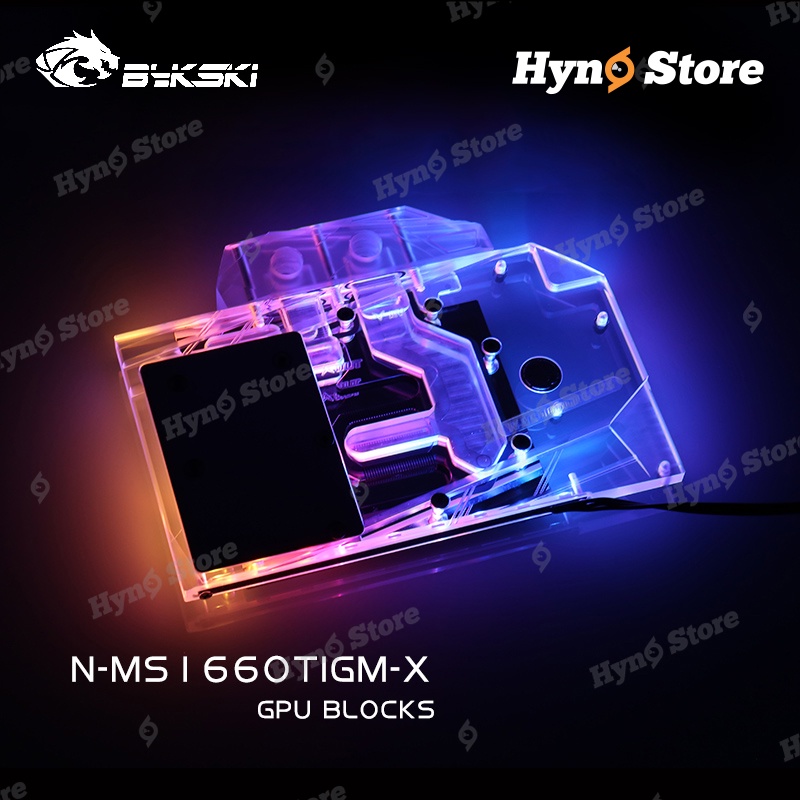 Block tản nhiệt nước VGA MSI 1660ti GamingX Tản nhiệt nước custom - Hyno Store