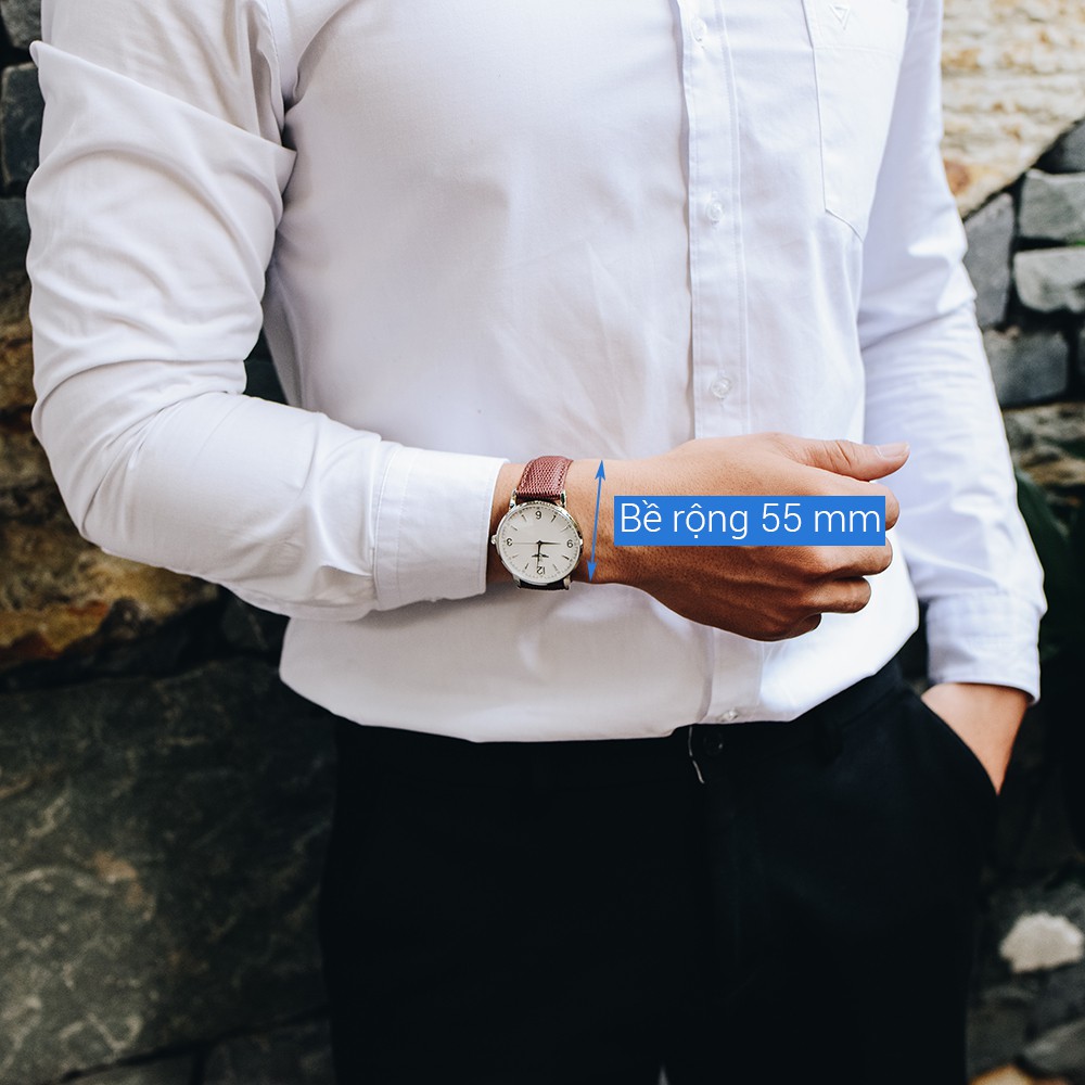Đồng hồ đôi mặt kính sapphire SRWATCH SR2086.4102RNT chống trầy, chống nước 5ATM bảo hành 12 tháng quốc tế