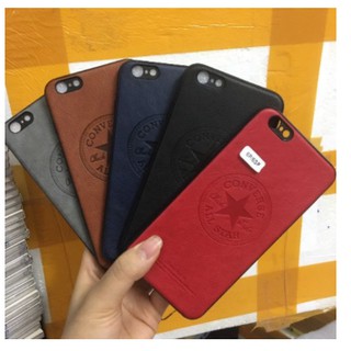 [Bán Giá Gốc]Ốp da họa tiết Converse cao cấp sang trọng cho iphone 6 plus/6s plus