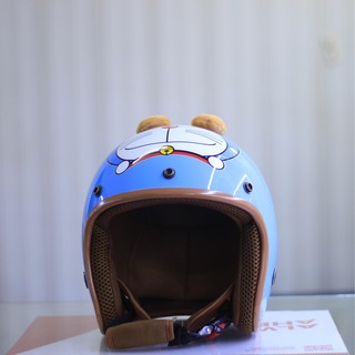 MŨ BẢO HIỂM 3/4 NTMAX DORAEMON SIÊU DỄ THƯƠNG