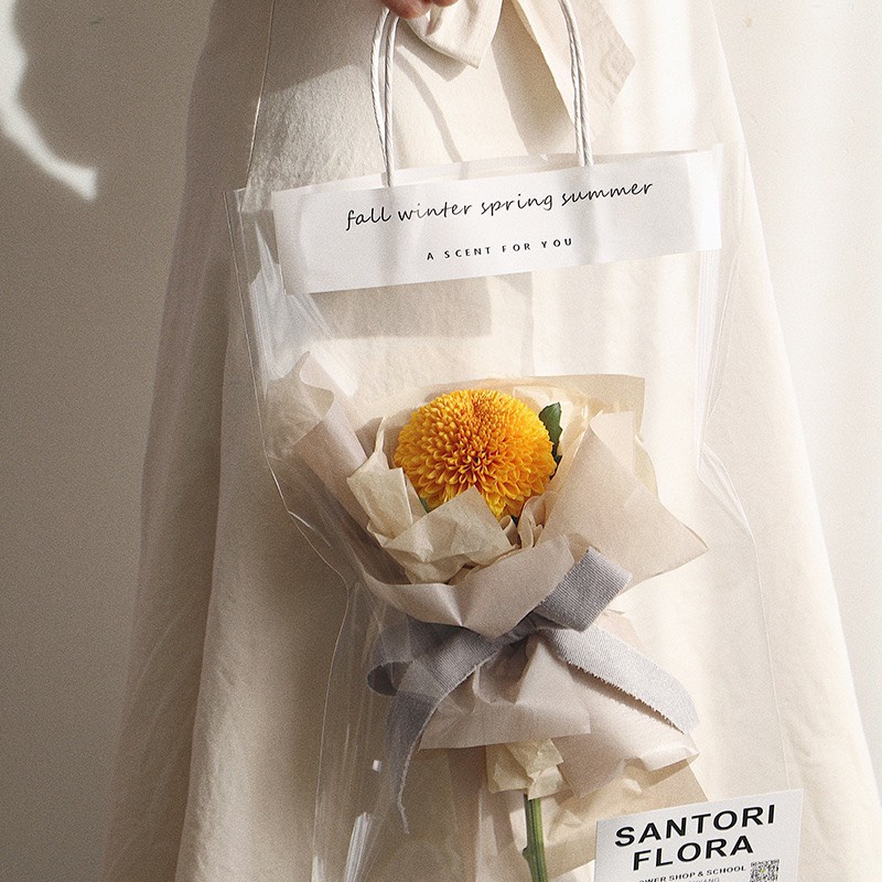 Túi Nhựa Trong Suốt Đựng Hoa Siêu Hot Nhiều Size Bền Đẹp