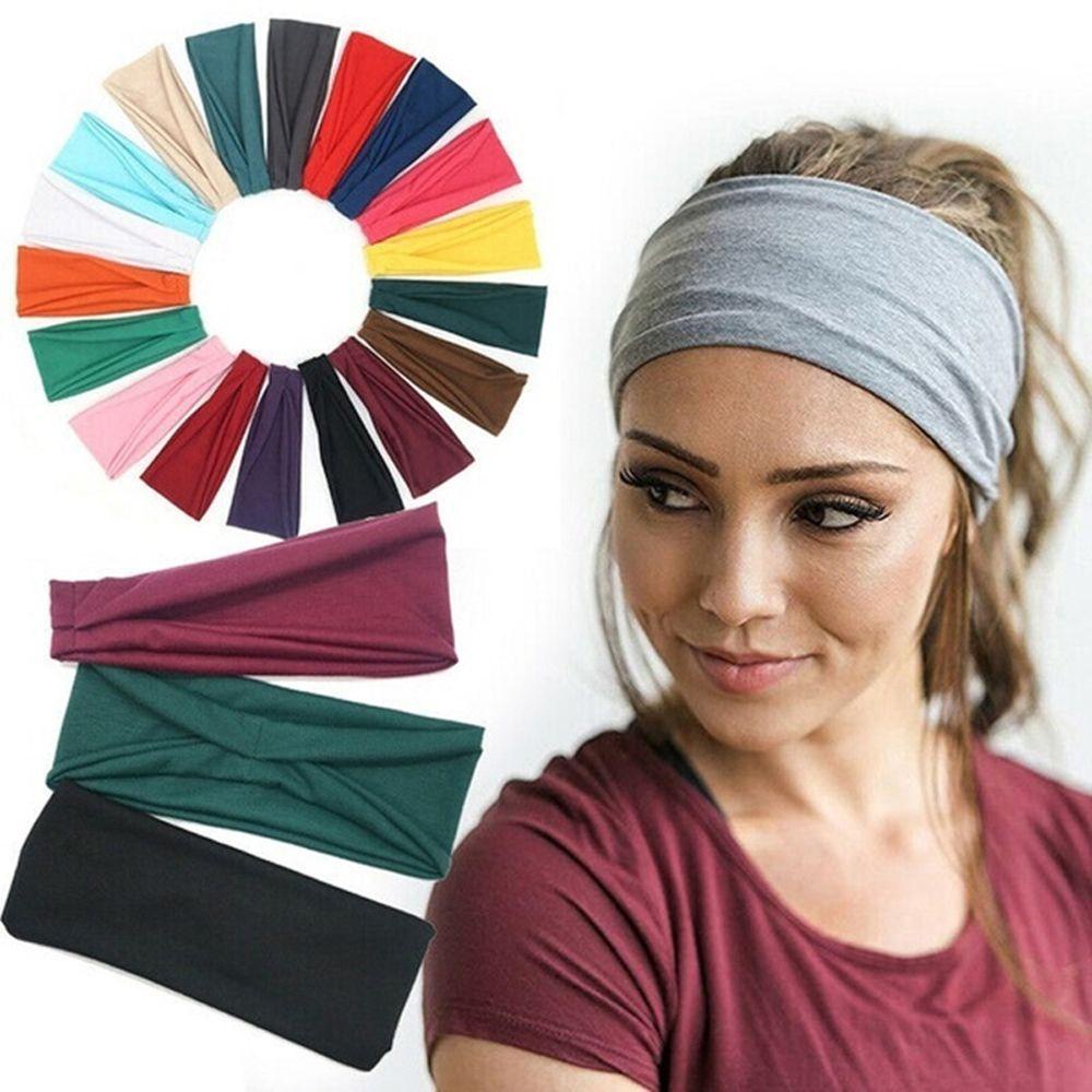 Băng Đô Turban Vải Len Bản Rộng Co Giãn Phong Cách Thể Thao Cho Nam AVALENTINE