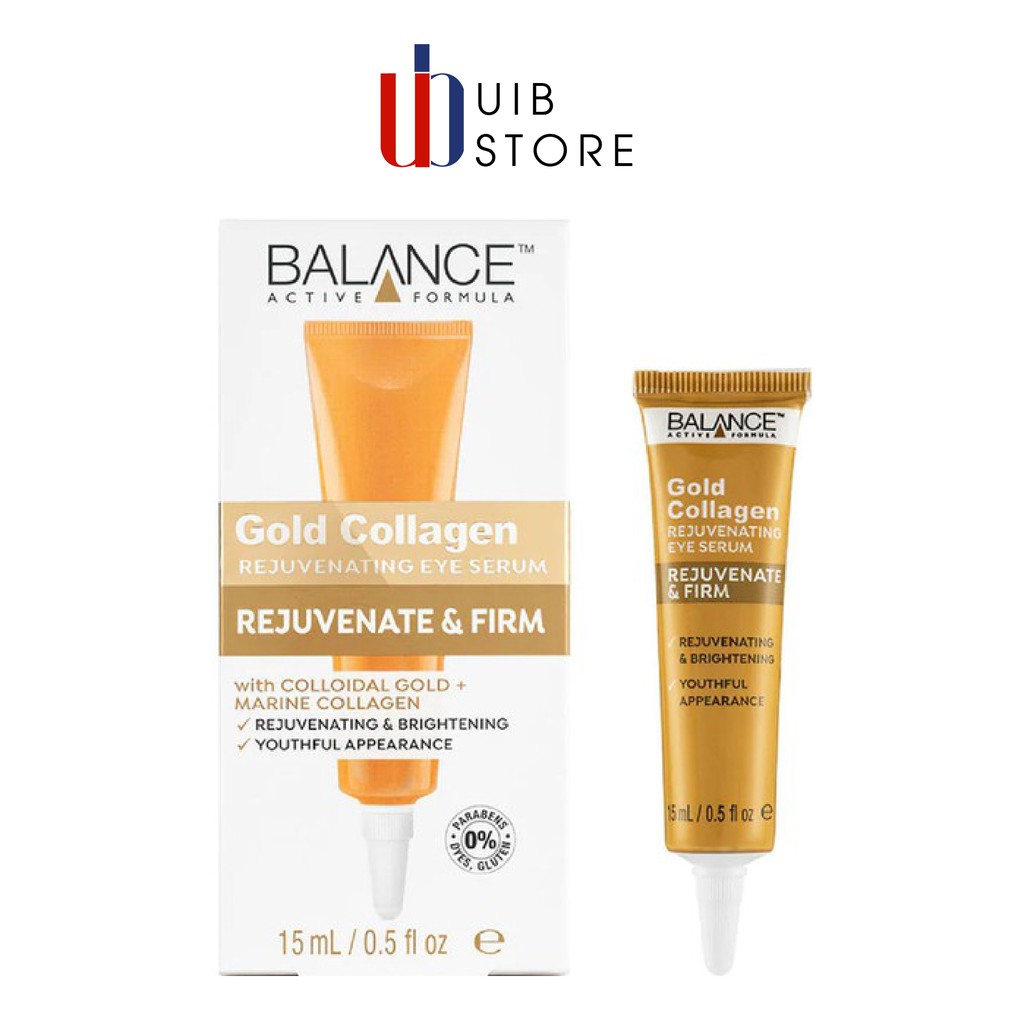 Kem tái tạo và dưỡng da mắt Balance Active Formula Gold Collagen Rejuvenating Eye 15ml