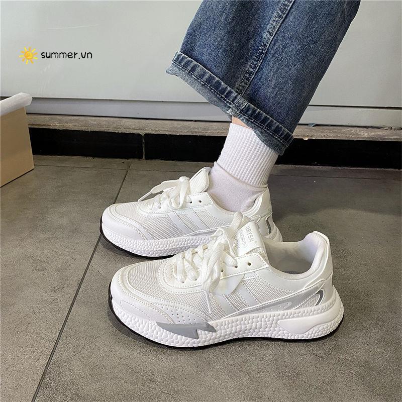 Giày Thể Thao Siêu Nhẹ Phối Lưới Thoáng Khí Thời Trang Mùa Hè 2022 Mới