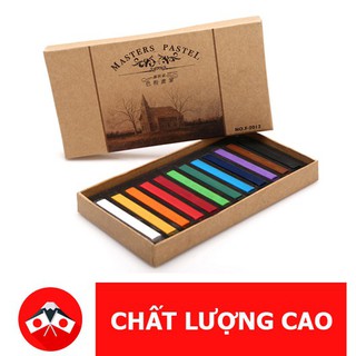 Phấn tiên pastel 12 màu vẽ đất sét nhật, hoa giấy, hoa đất, búp bê, nhuộm tóc siêu đẹp - master pastel 7 in 1
