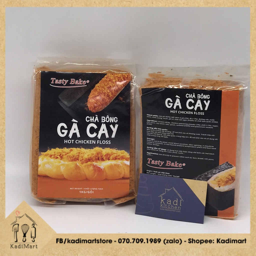 Chà Bông Gà Cay Malaysia 🍩FREESHIP🍩 - Kadi Mart nguyên liệu & dụng cụ làm bánh