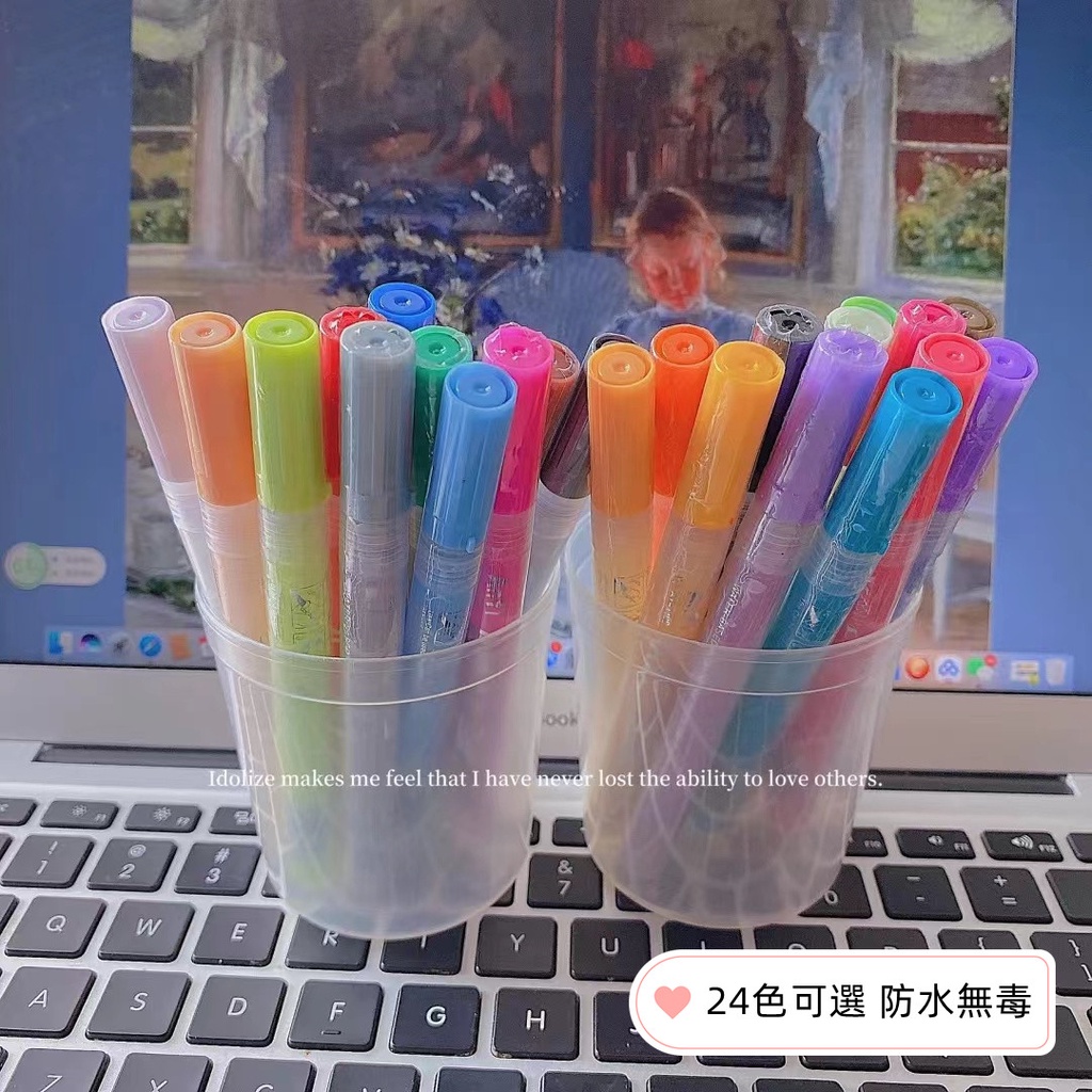 Set 60 Bút Màu Acrylic 1mm LT1105S Dành Cho Vẽ Sổ Tay